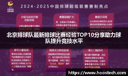 北京排球队最新排球比赛经验TOP10分享助力球队提升竞技水平